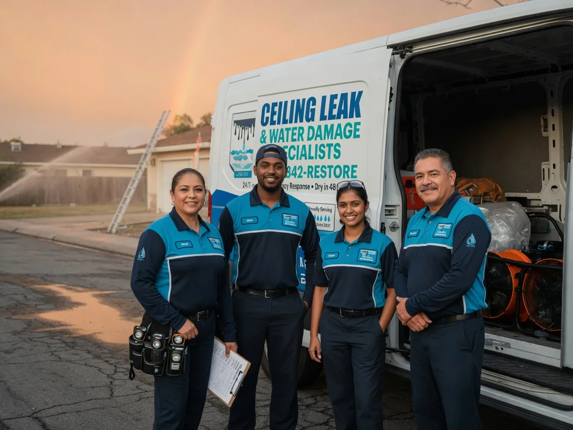 Ceiling Leak Cleanup company in Ojibwa, WI